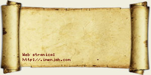 Jovana Ljoskić vizit kartica